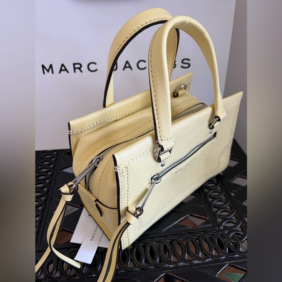 NEW Marc Jacobs Cruiser Leather Satchel/ Crossbody Bag - Picture 7 of 11